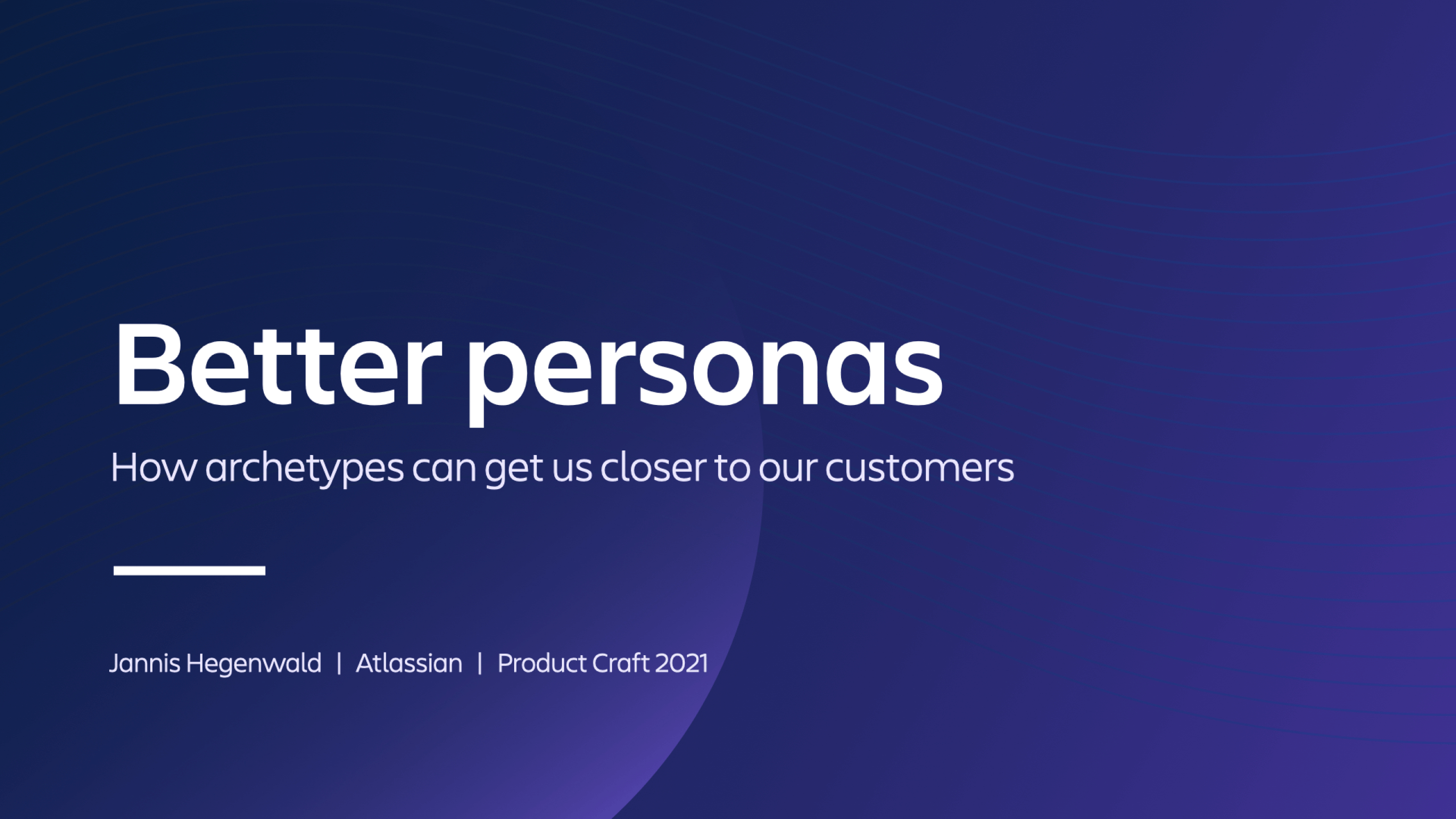 Better personas